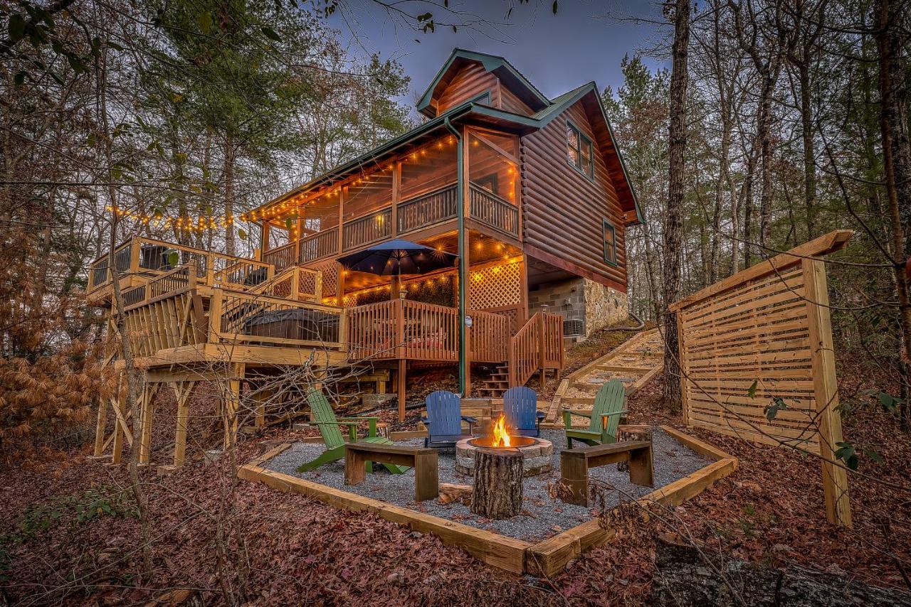 Golden Eagle Ga Cabin - Hot Tub, Firepit & Fast Wifi 블루리지 외부 사진